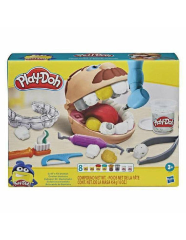 Joc de Plastilină Play-Doh F1259 8 botes Dentista