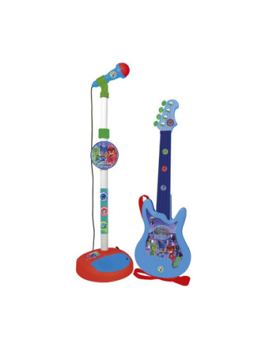 Chitară pentru Copii PJ Masks   Microfon Albastru