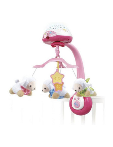 Jucărie pentru copii Vtech Baby Sheep Count Roz Pătuț de copil