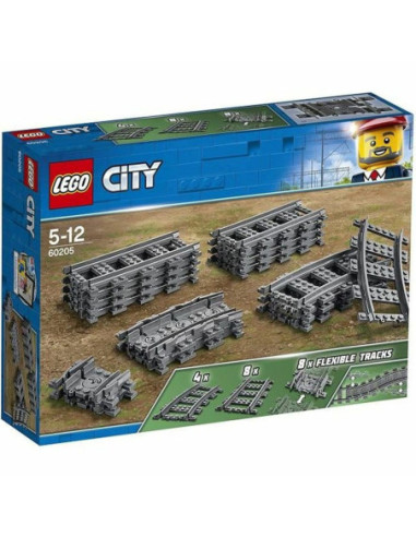 Playset   Lego City 60205 Rail Pack         20 Piese