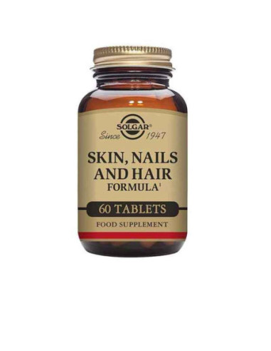 Tablete Solgar Fórmula Piel Y Uñas cuidado de la piel y el pelo (60 uds)