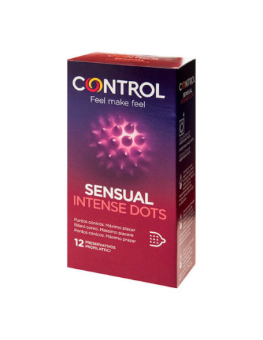 Prezervative Intense Intense Dots Control (12 uds)