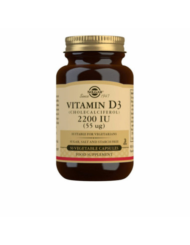 Vitamina D3 (colecalciferol) Solgar   50 Unități